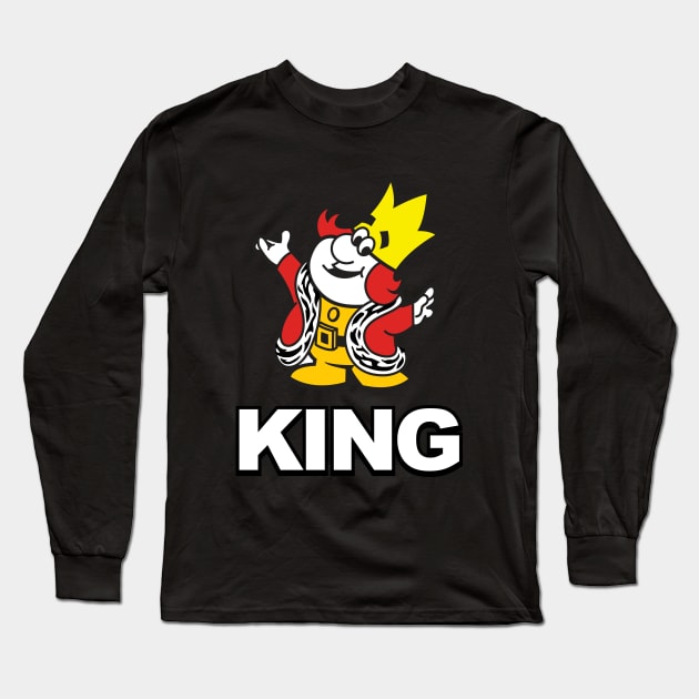 Retro Burger King Long Sleeve T-Shirt by Chewbaccadoll